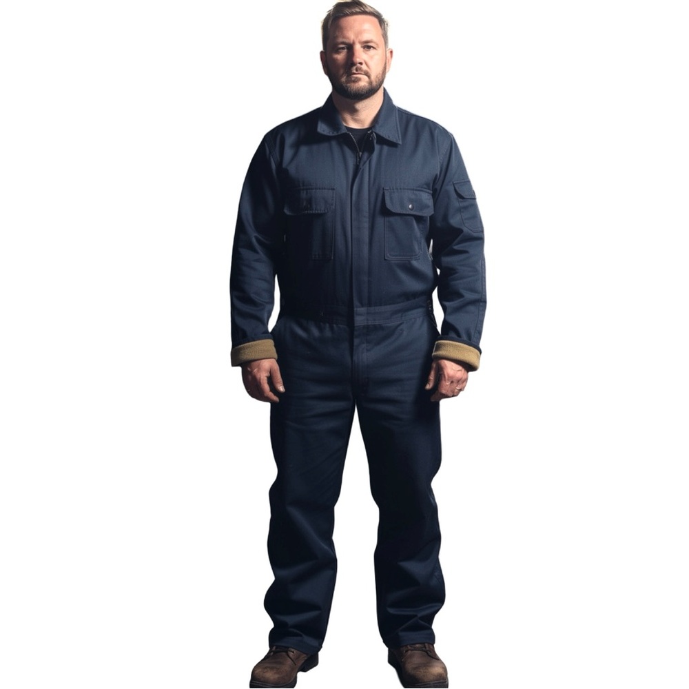 Vintage Walls Blizzard-Pruf Coveralls Blue Insulated Workwear Size 3X